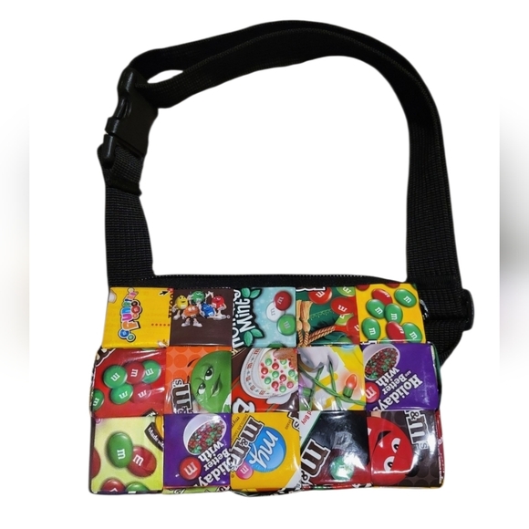 MITZ Handbags - MITZ M&M'S Candy Wrapper Fanny Pack Multicolored